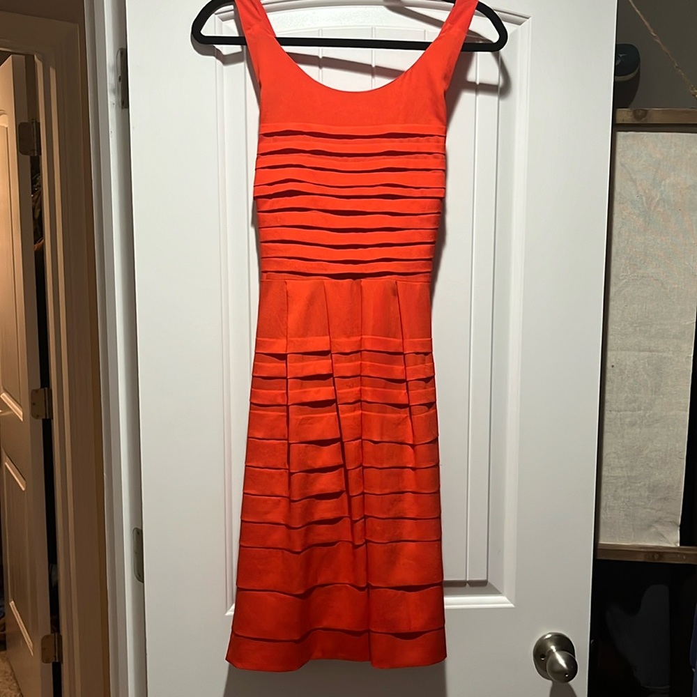 Anthropology cross back dress